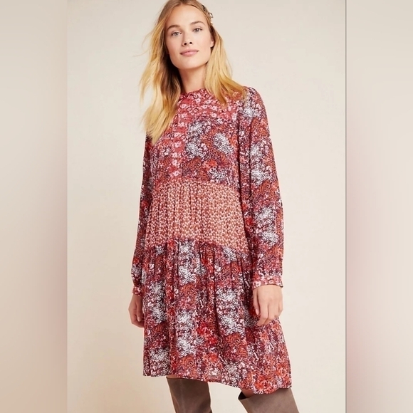 Maeve Dresses & Skirts - Maeve Anthropologie Esther Tiered Tunic size Medium